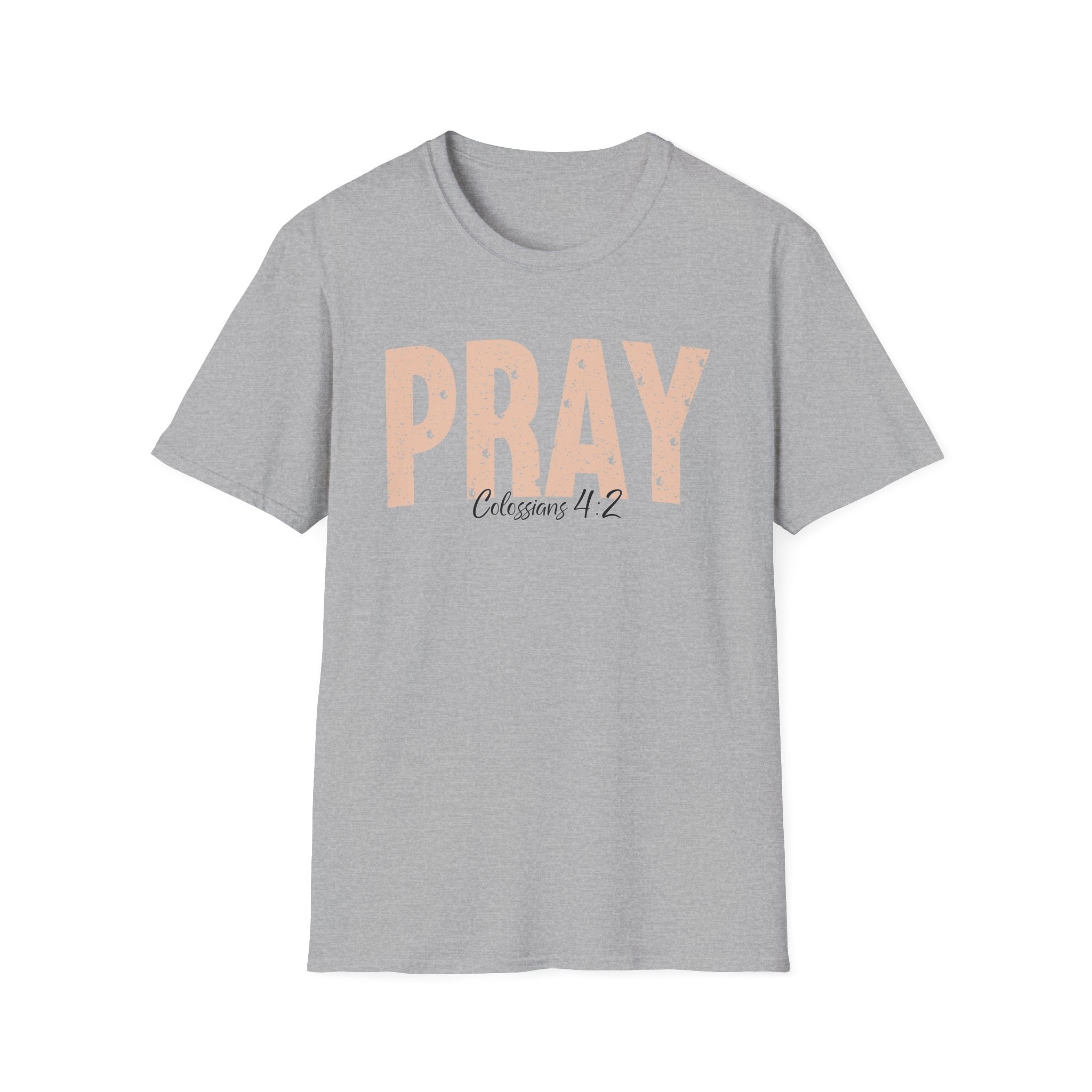 Pray Colossians 4_2 Bible Verse Shirt Gildan 64000 T-Shirt