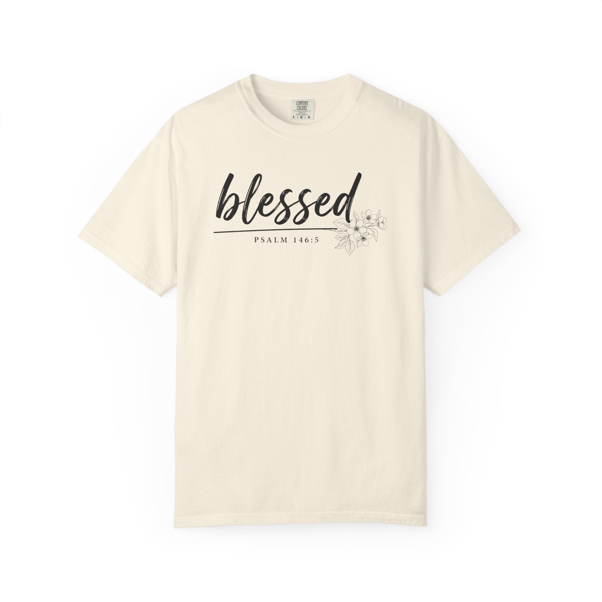 Blessed Floral Comfort Colors Tshirt