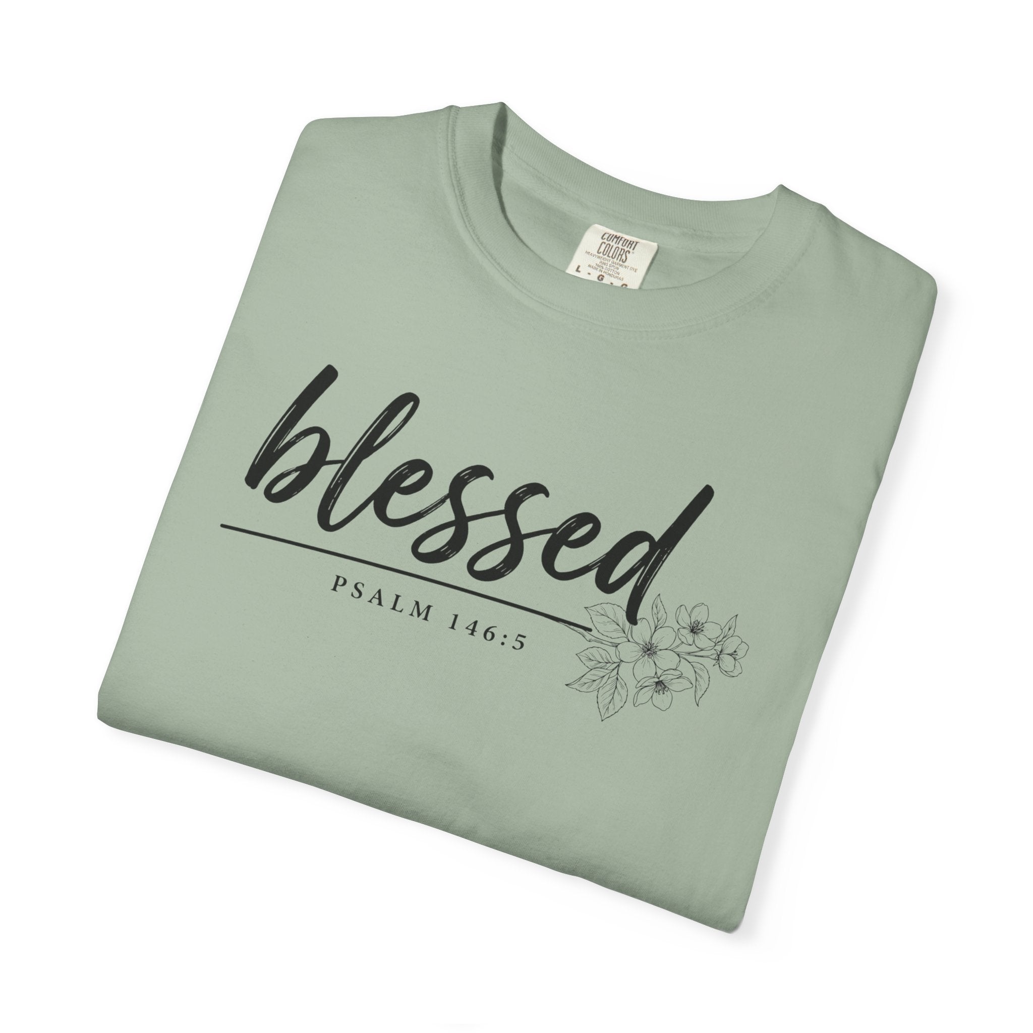 Blessed Floral Comfort Colors Tshirt