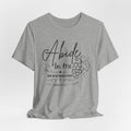 Abide In Me and Bear Much Fruit John 15 Bible Verse Shirt - Bella Canvas 3001