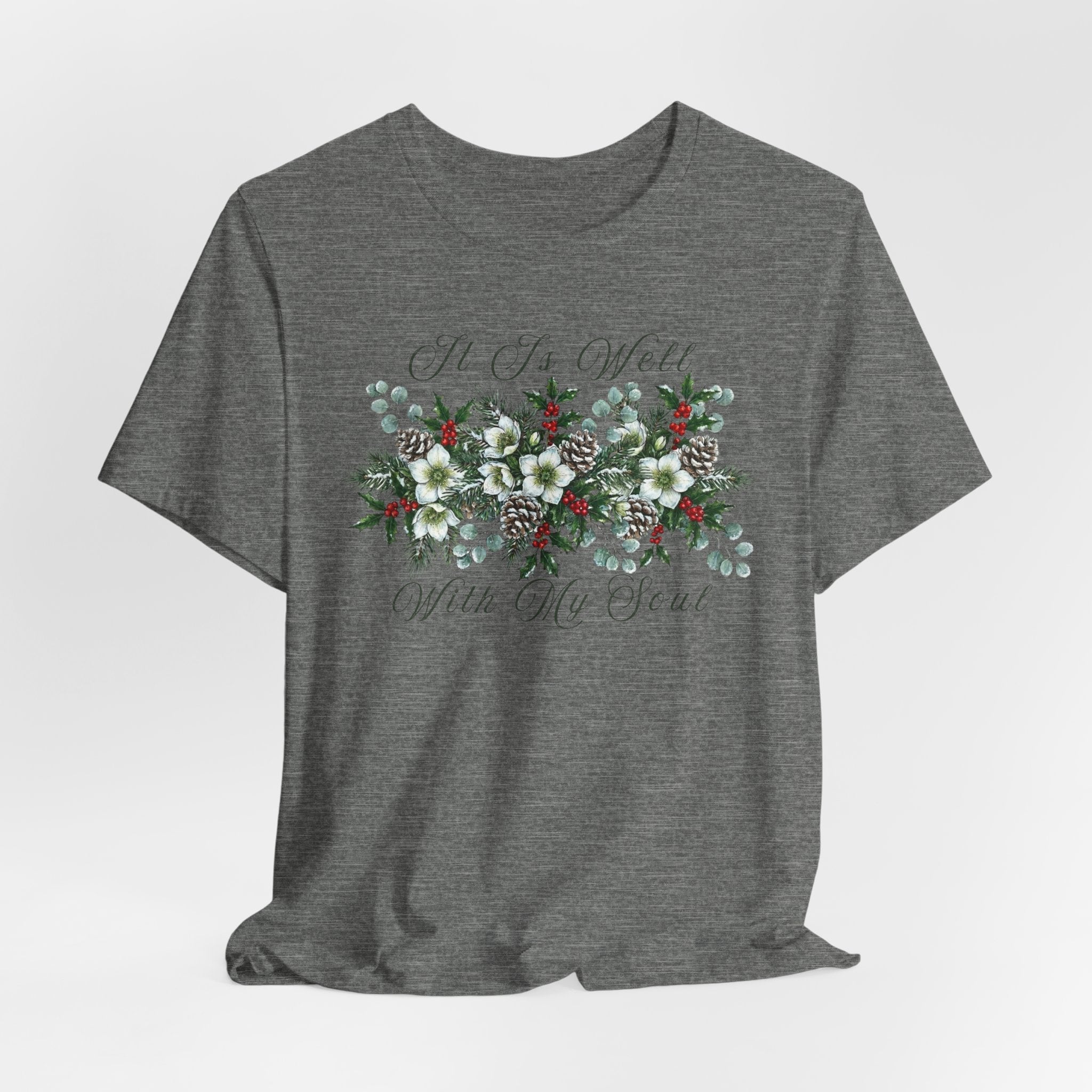 It Is Well With My Soul Christmas Shirt Bella Canvas