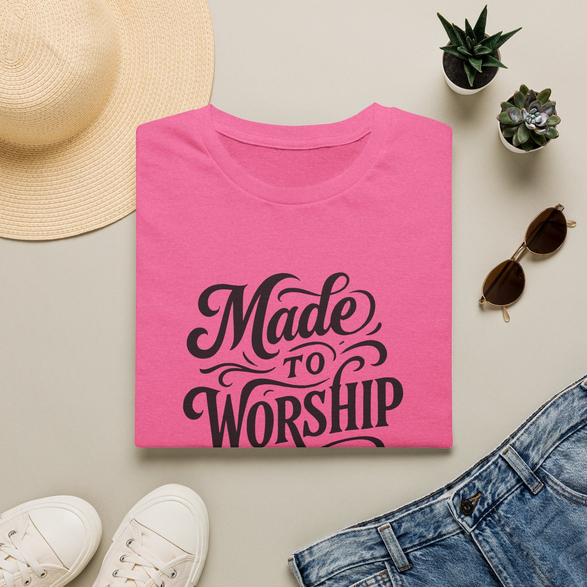 Made to Worship T-Shirt Gildan 64000 T-shirt