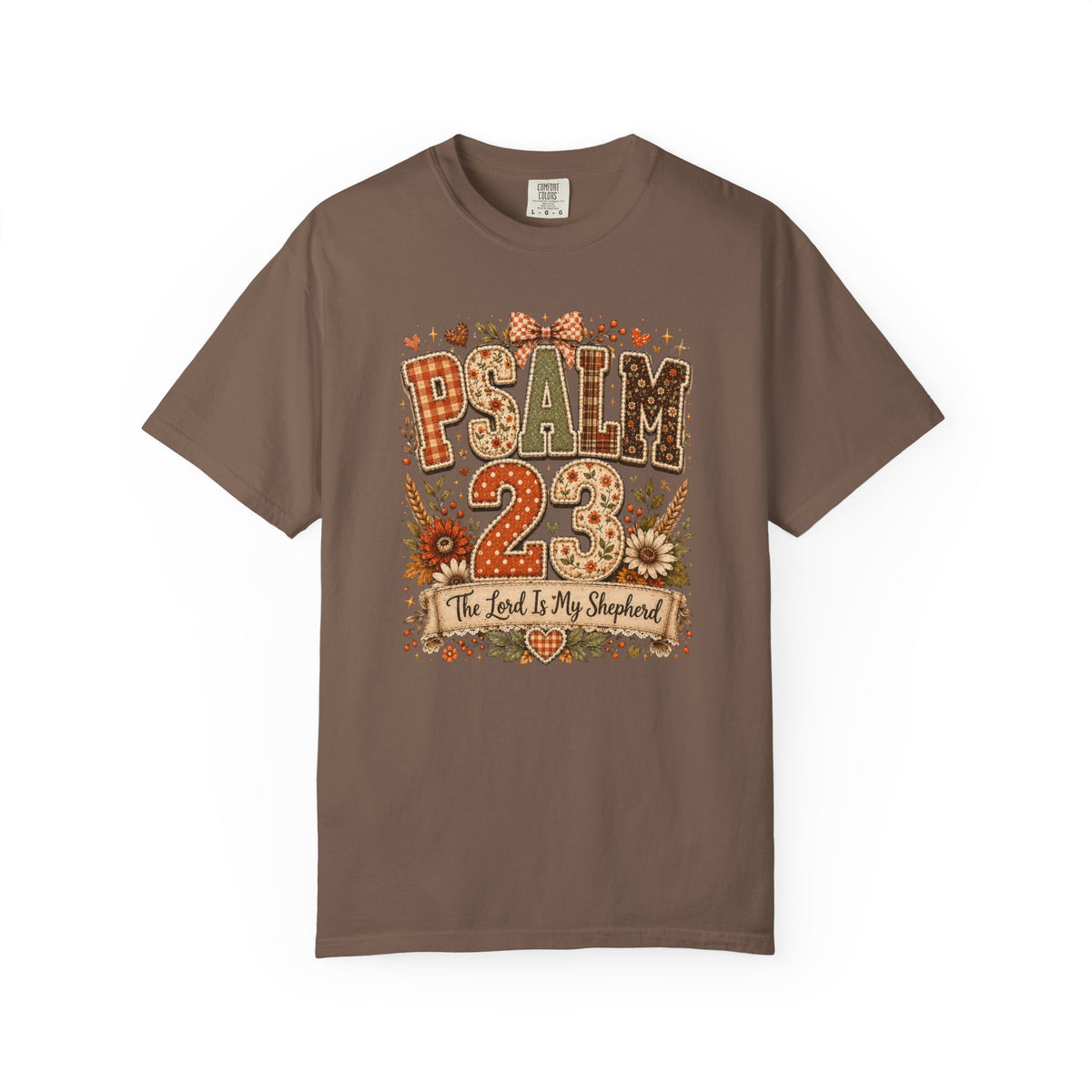 Psalm 23 The Lord Is My Shepherd Fall Tshirt