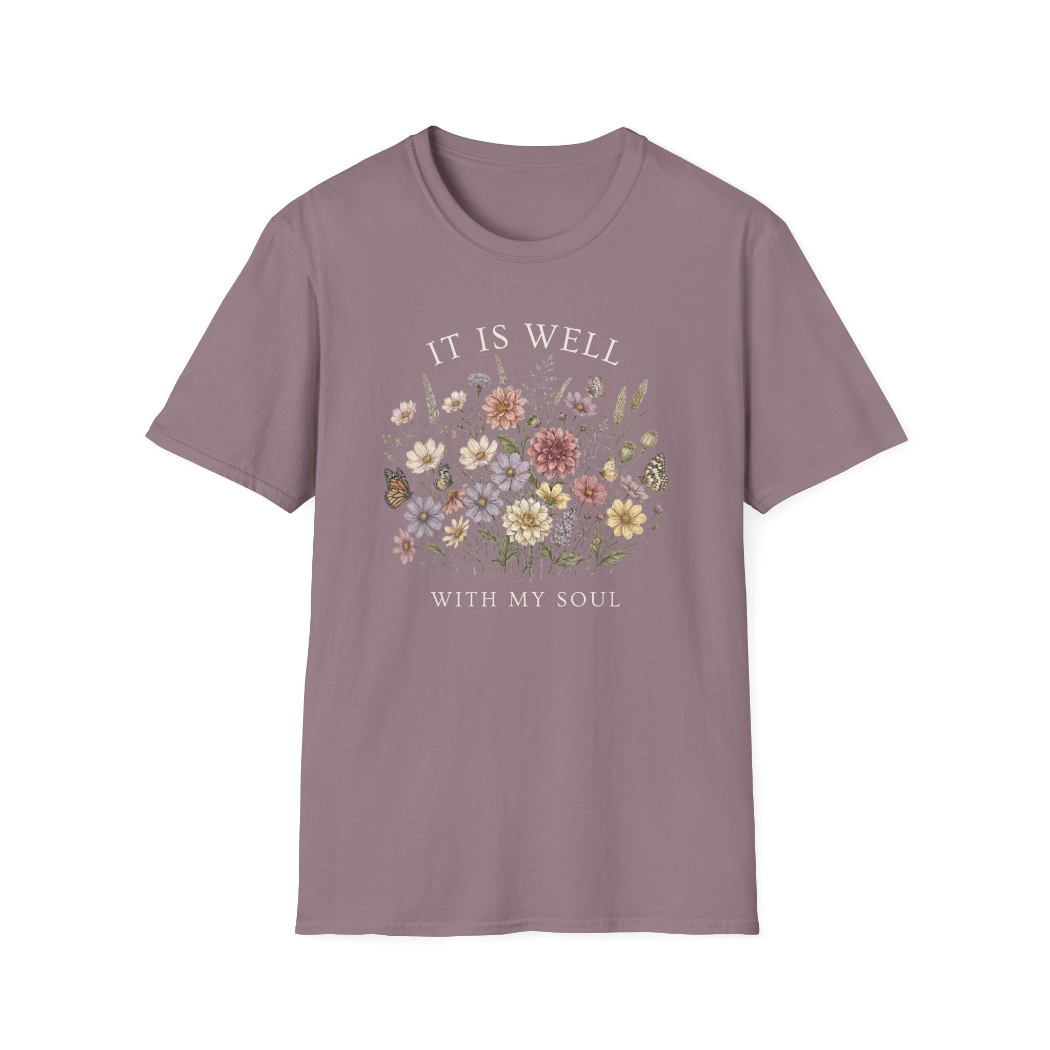It Is Well With My Soul Christian Tee Gildan 64000 T-Shirt