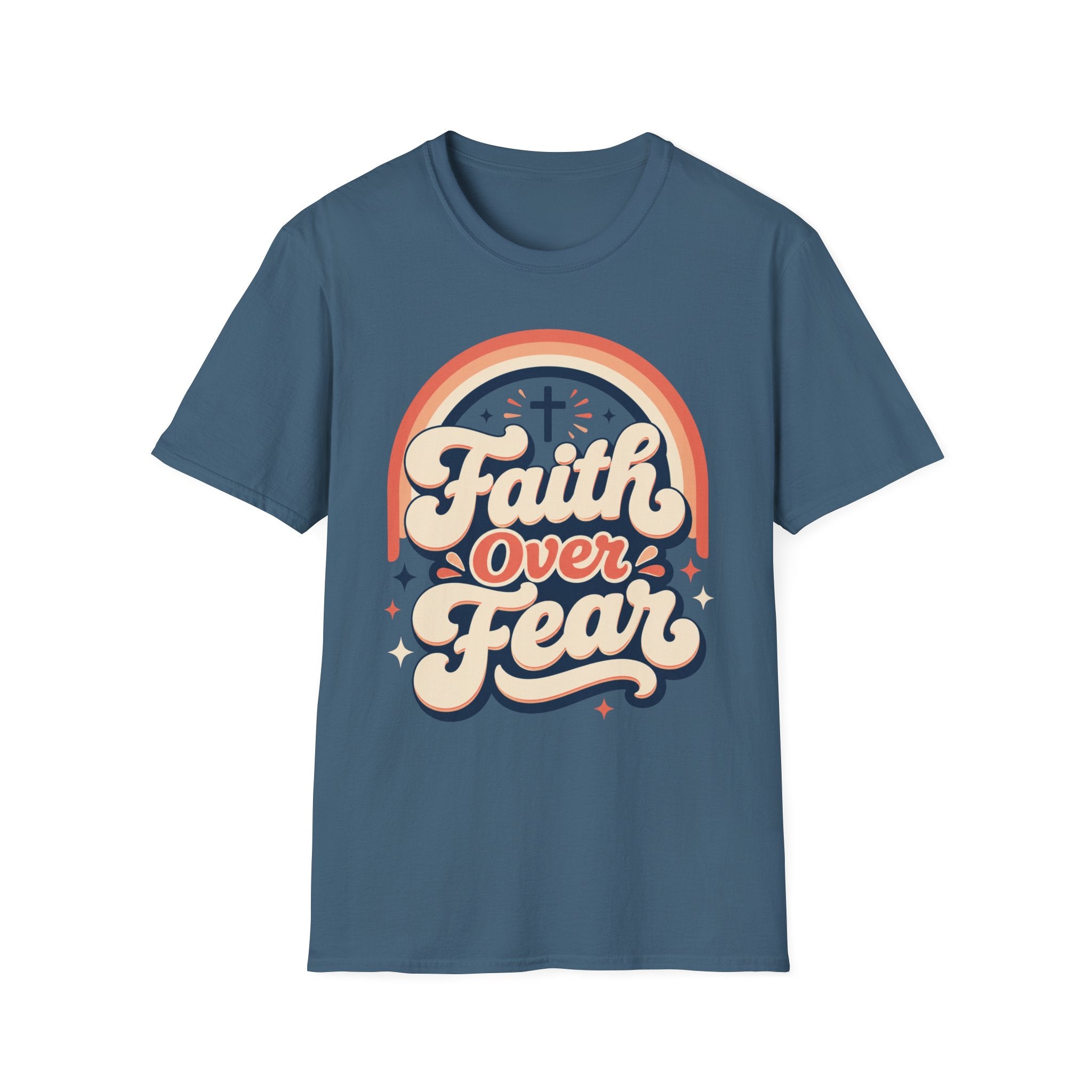 Faith Over Fear Retro Design