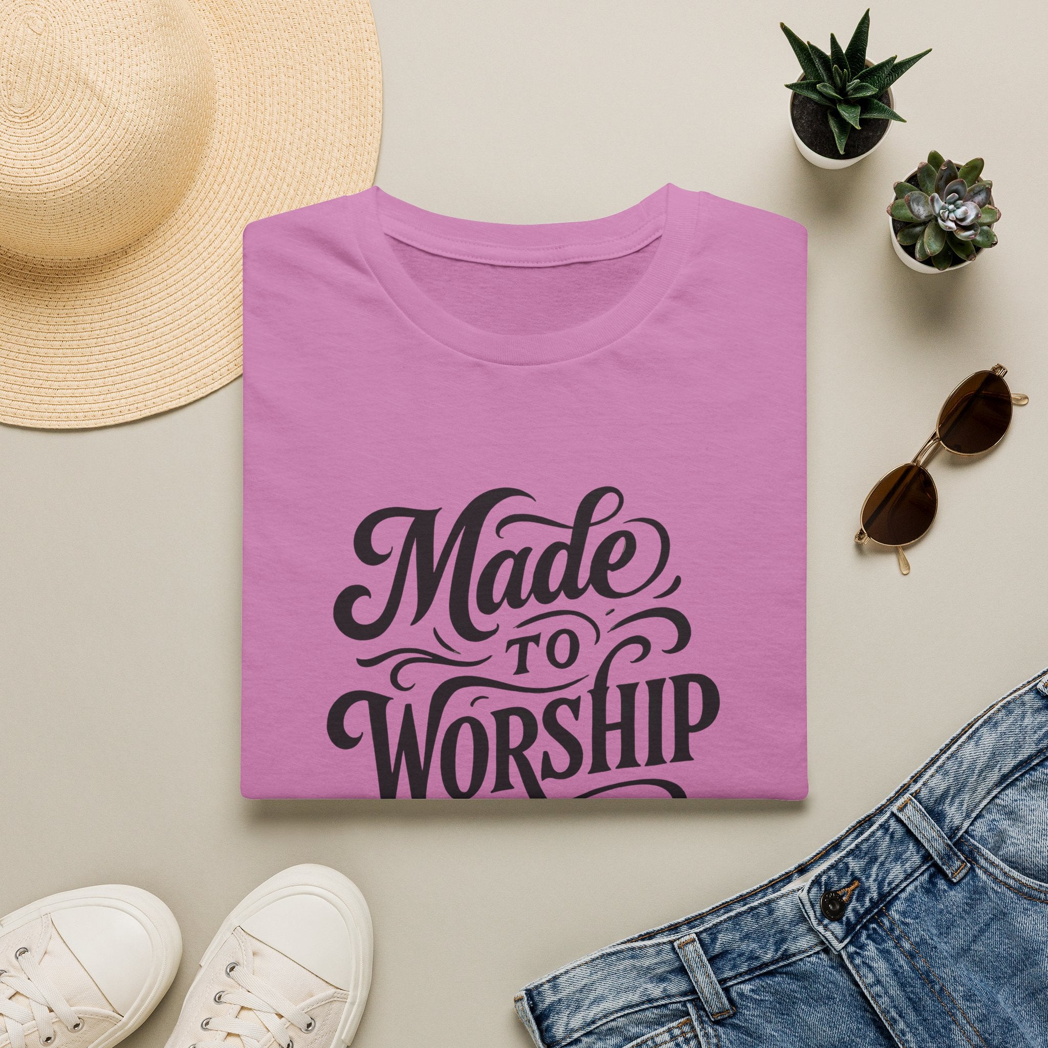 Made to Worship T-Shirt Gildan 64000 T-shirt