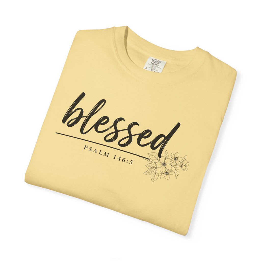 Blessed Floral Comfort Colors Tshirt