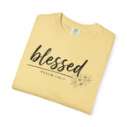 Blessed Floral Comfort Colors Tshirt