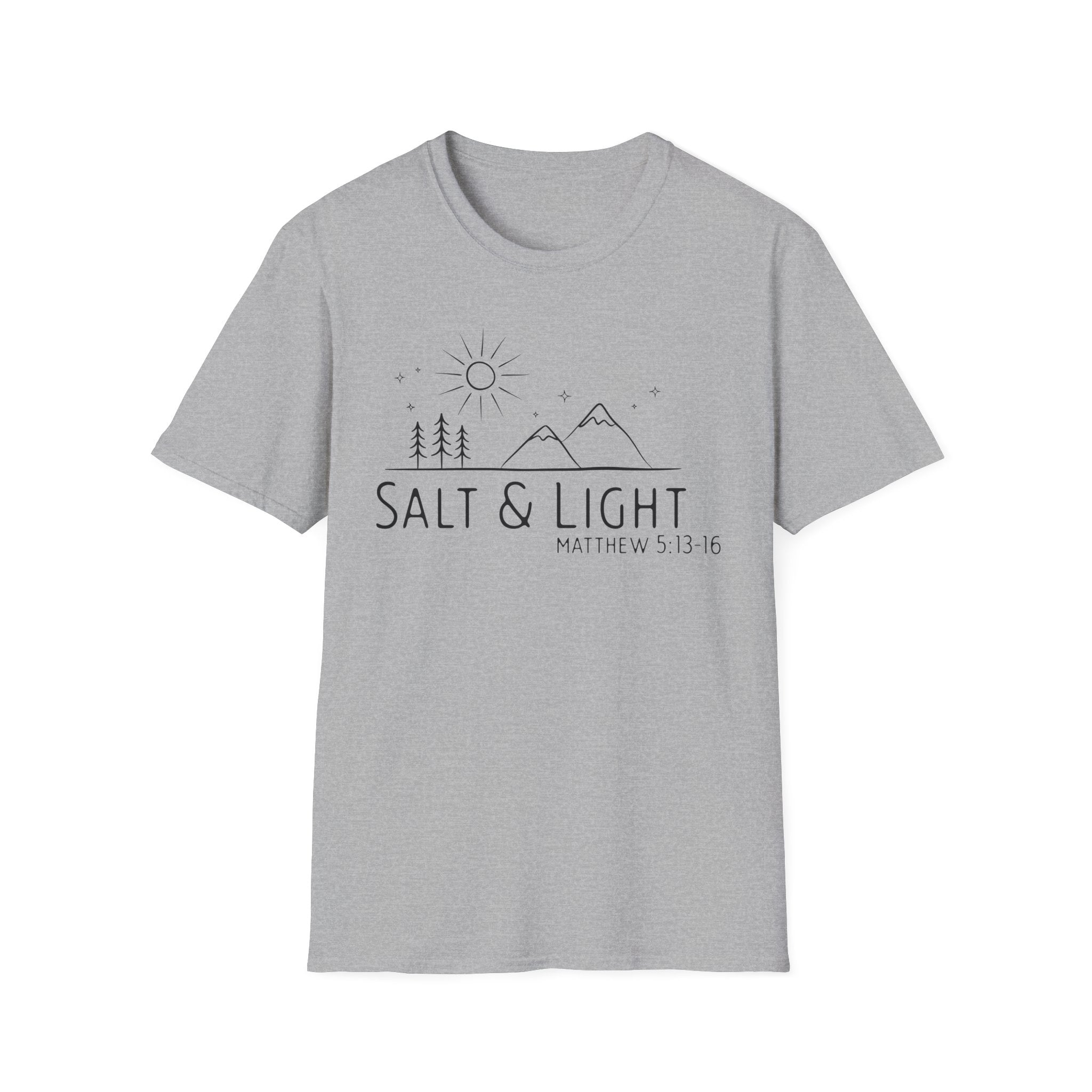 Salt and Light Matthew 5 Bible Verse Tshirt