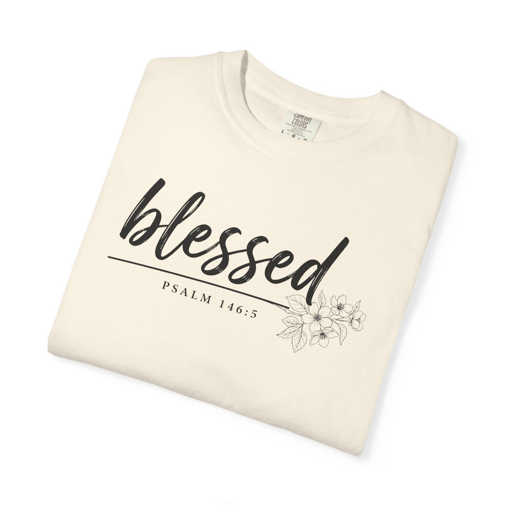 Blessed Floral Comfort Colors Tshirt