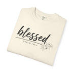 Blessed Floral Comfort Colors Tshirt