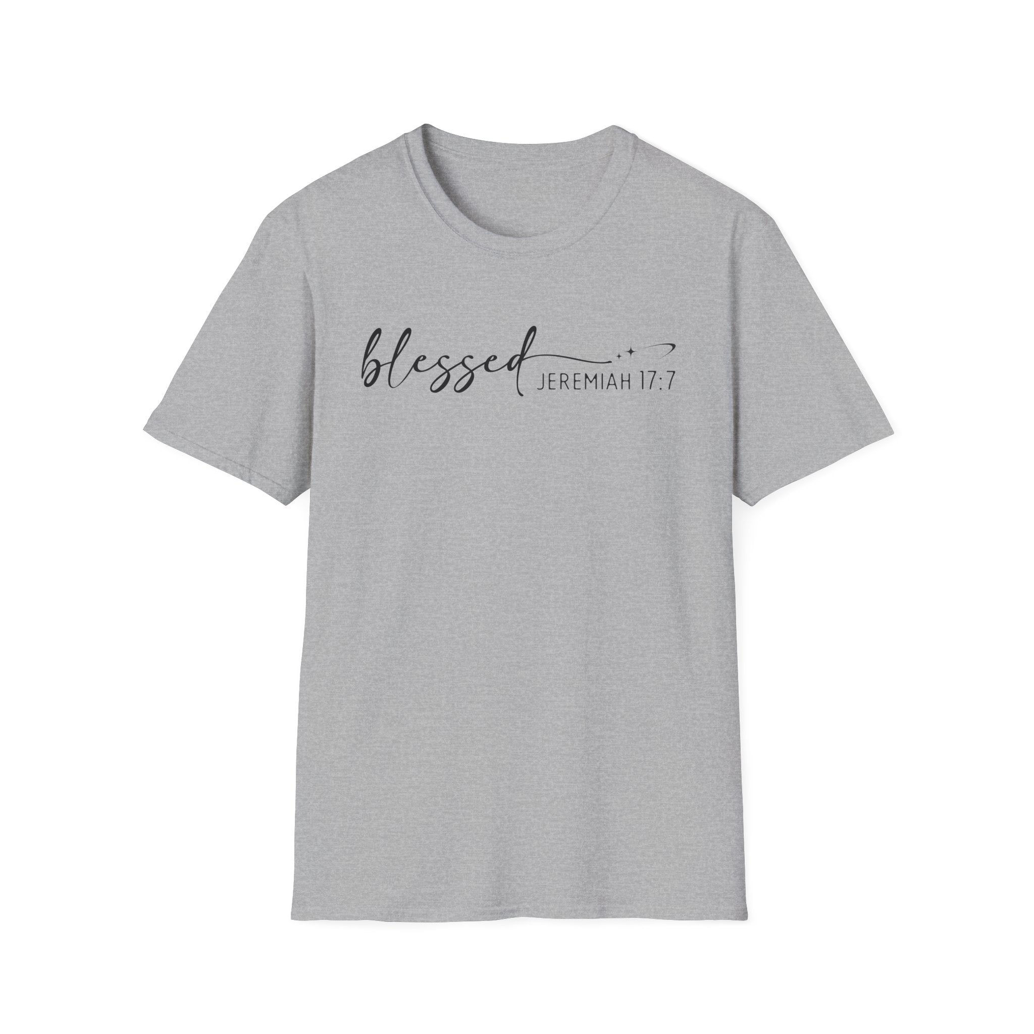 Blessed Jeremiah 17:7 Bible Verse Gildan 64K Tshirt