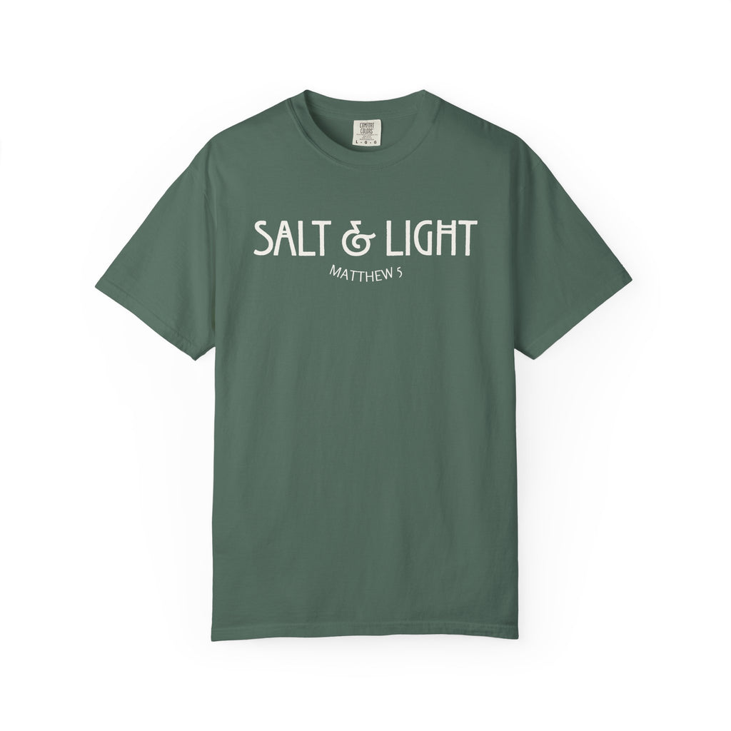 Salt and Light Matthew 5 Bible Verse Shirt Comfort Colors Tee