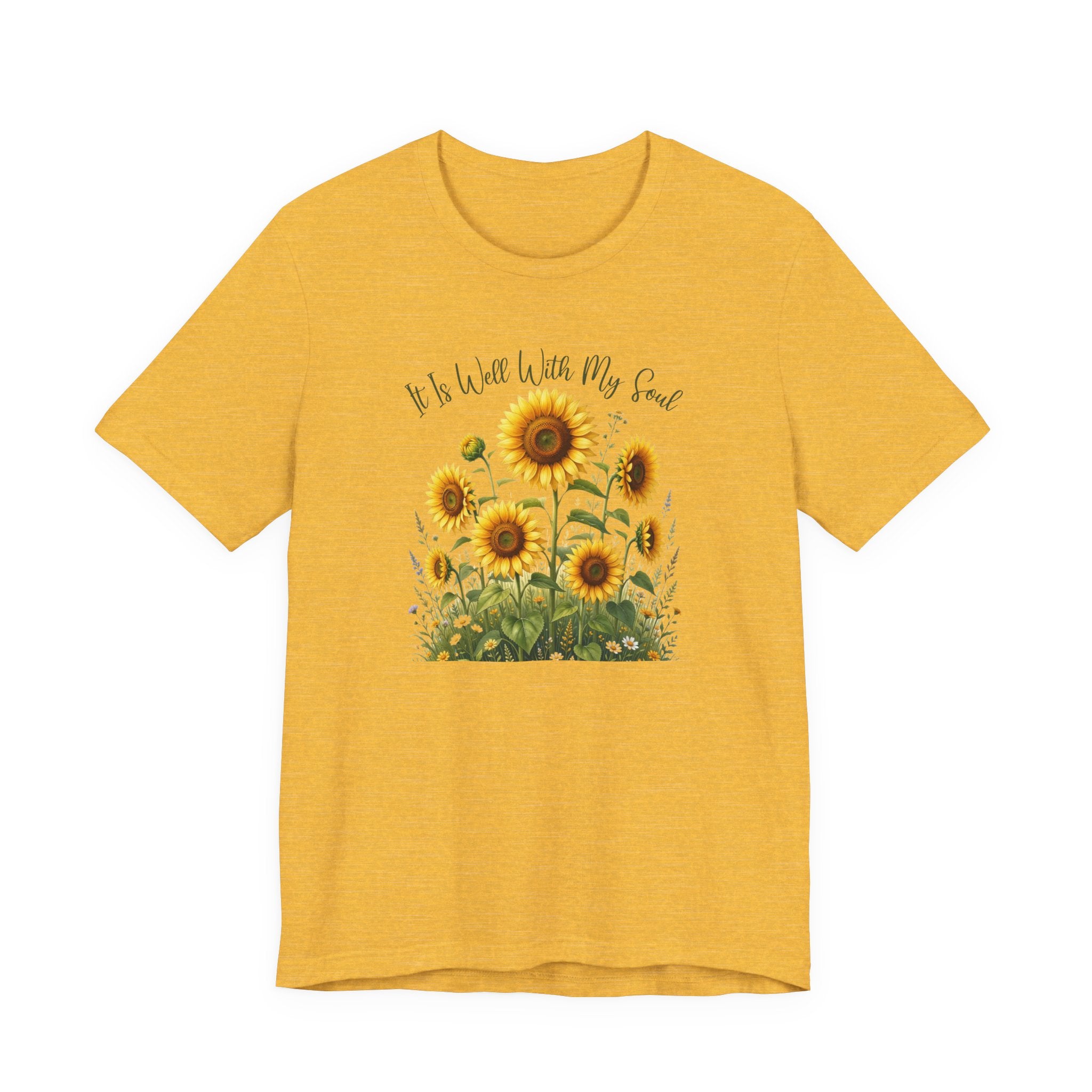 It Is Well With My Soul Bella Canvas 3001 Tshirt