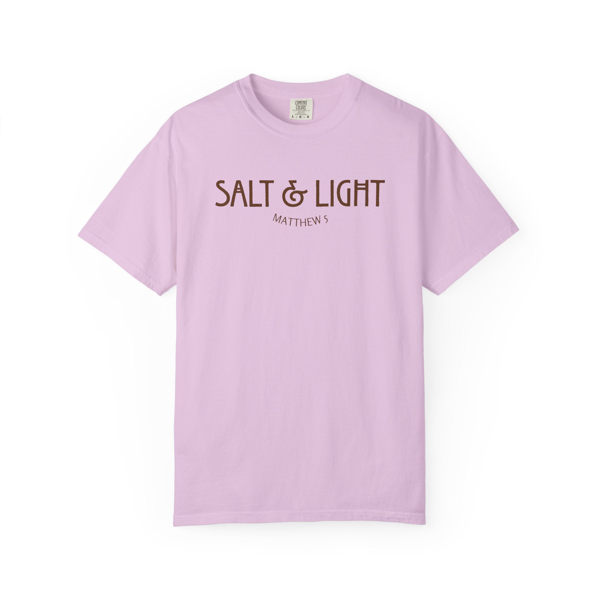 Salt and Light Matthew 5 Bible Verse Shirt Comfort Colors T-shirt