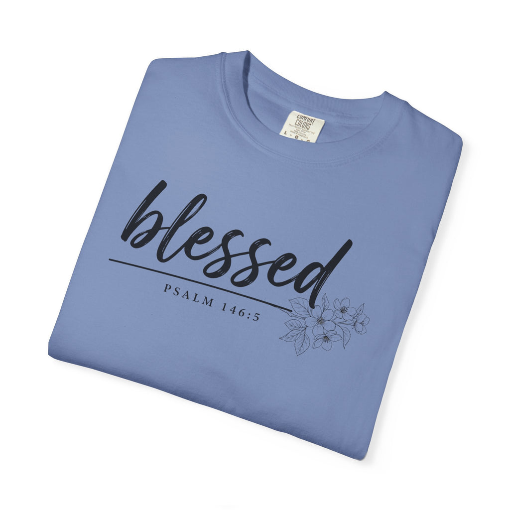 Blessed Floral Comfort Colors Tshirt