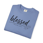 Blessed Floral Comfort Colors Tshirt