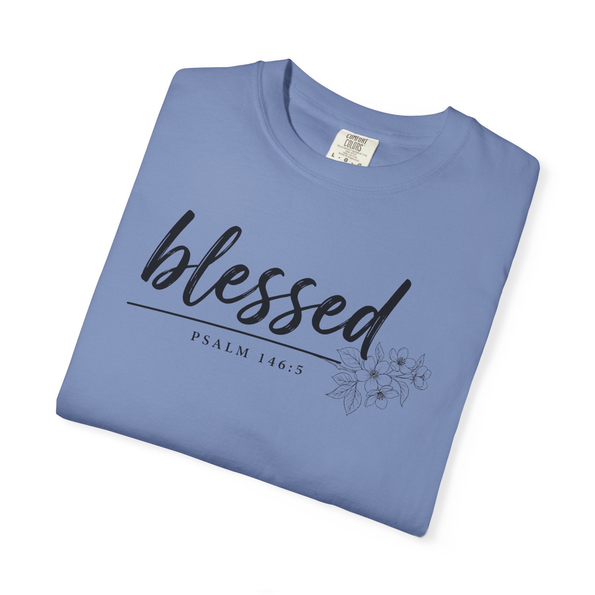 Blessed Floral Comfort Colors Tshirt